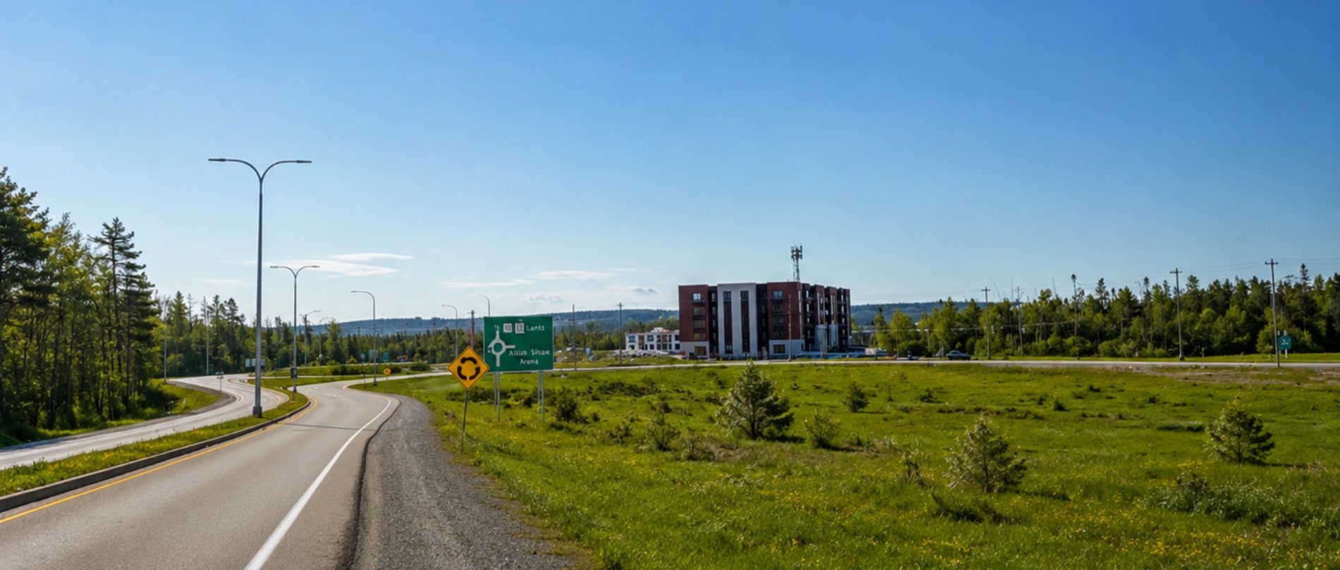 Brickline North from afar