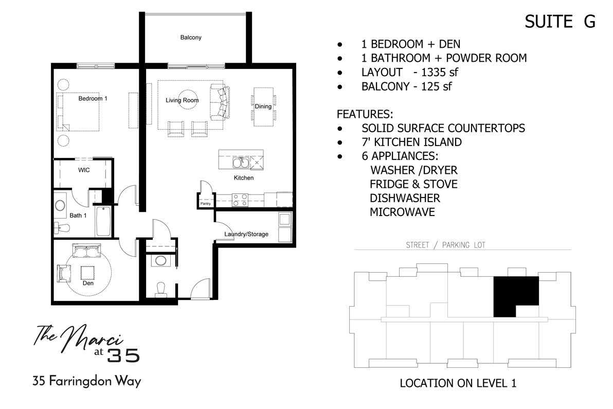 Marci 35 Unit G floorplan