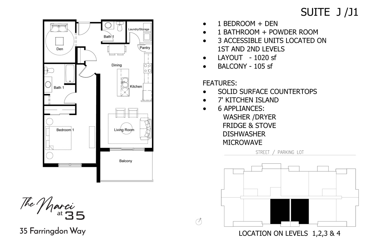 Marci 35 Unit J floorplan