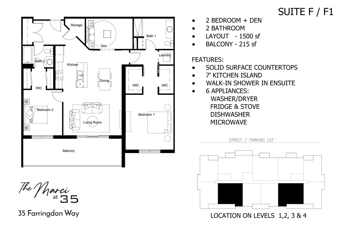 Marci 35 Unit F floorplan