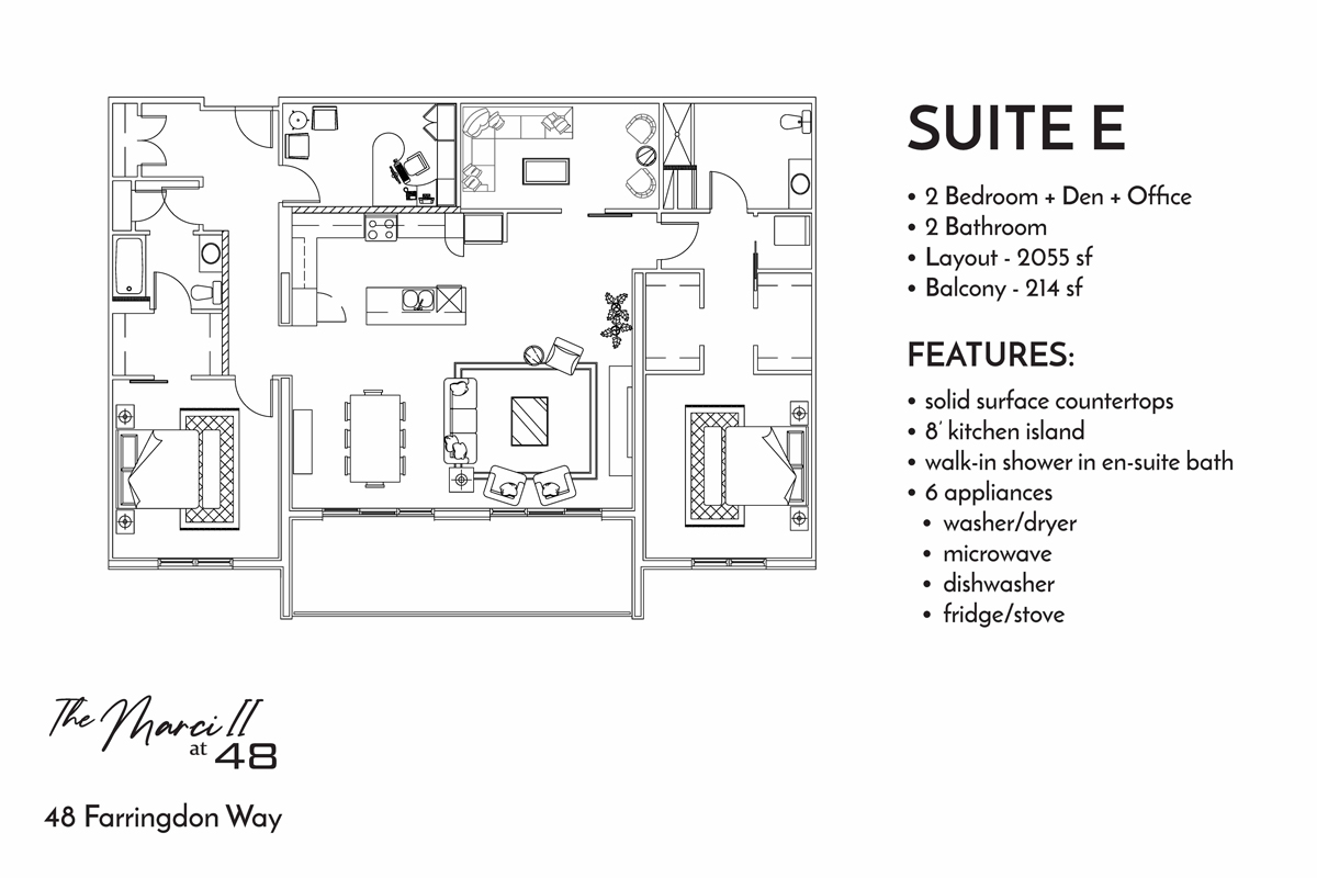 Suite E Floorplan
