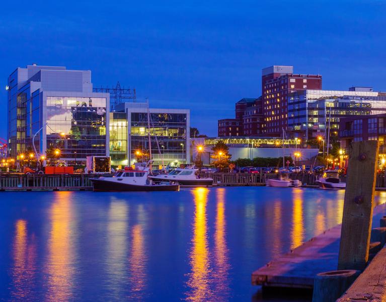 Halifax at night